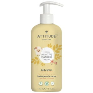 ATTITUDE oatmeal sensitive natural baby care, Body Lotion, Unscented, 473 mL