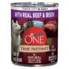 Purina ONE True Instinct Tender Cuts In Gravy With Real Beef and Bison, Wet Dog Food 368g, 368 g