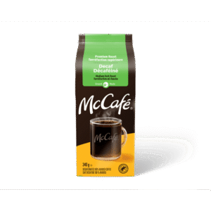 McCafé Premium Medium Dark Roast, Decaf, Ground Coffee, 340g