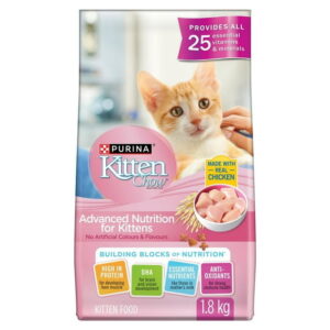 Purina Kitten Chow Advanced Nutrition for Kittens, Dry Kitten Food, 1.8-5.67 kg