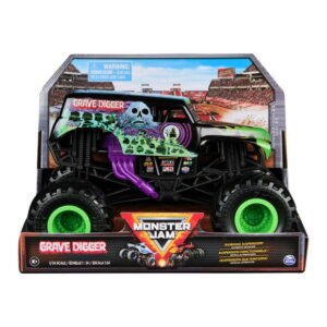 Monster Jam, Official Grave Digger Monster Truck, Collector Die-Cast Vehicle, 1:24 Scale, Kids Toys for Boys and Girls Ages 3 and up