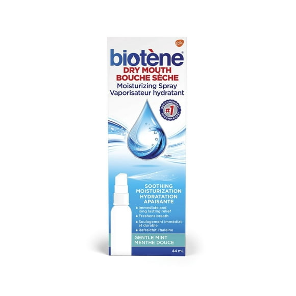 Biotene Dry Mouth Moisturizing Spray, 44 mL, 44mL Gentle Mint