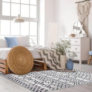 Ecarpet Geometric Indoor Area Rug Astrid Collection