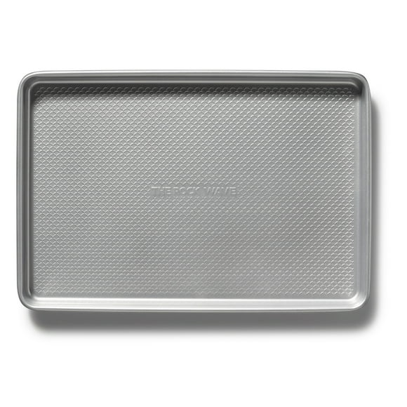 The Rock Wave Large Baking Sheet, Rectangular 11" x 17", Heavy Gauge Carbon Steel Construction, Non-Stick, No PFAS, No PFOA, ROCK 11X17" BK SHEET