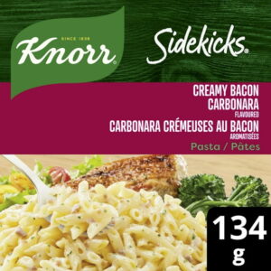 Knorr Sidekicks Creamy Bacon Carbonara Pasta Side Dish, 134 g Side Dish
