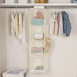 Neatfreak Kids 4-Cubby Hanging Organizer, for Kids, 4-Cubby