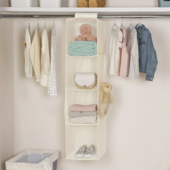 Neatfreak Kids 4-Cubby Hanging Organizer, for Kids, 4-Cubby