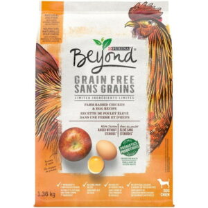 Beyond Grain Free Farm-Raised Chicken & Egg Recipe, Dry Dog Food, 1.36 kg