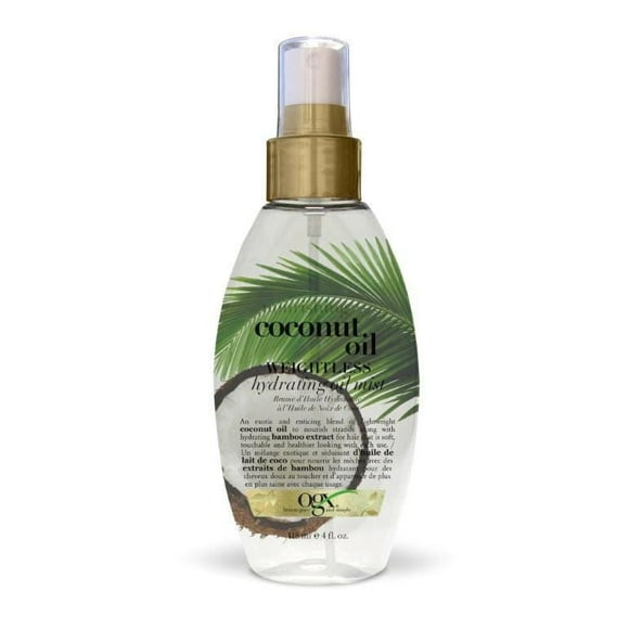 OGX Nourishing Coconut Oil Weightless Hydrating Oil Mist, 118 ML