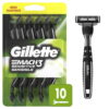 Gillette Mach3 Sensitive Mens Disposable Razors, 10CT