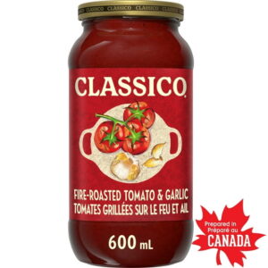 Classico Fire Roasted Tomato Garlic 600ML, Spreads, Classico Fire Roasted Tomato Garlic 600ML
