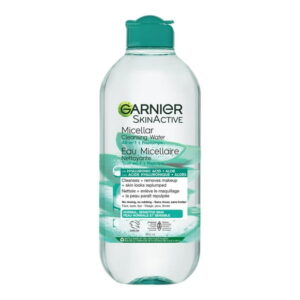 Garnier Micellar Water Makeup Remover All-In-One Cleanser, Hyaluronic Acid & Aloe, 400 mL