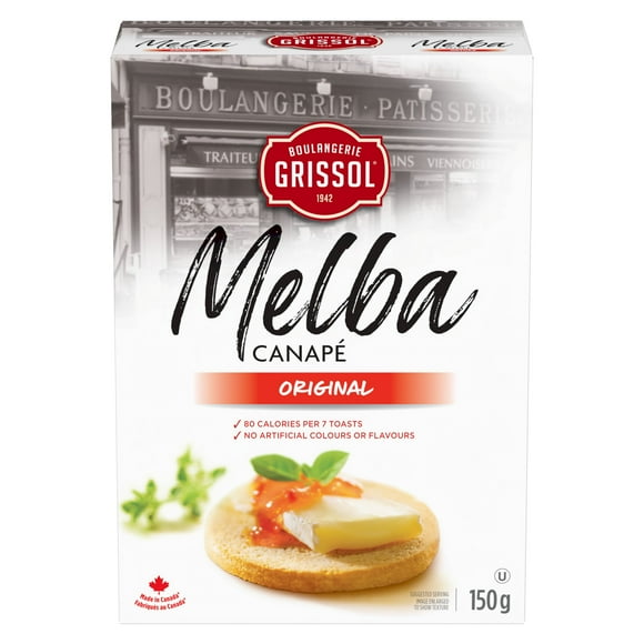 Boulangerie Grissol Melba Canapé Plain, Dare, 150g