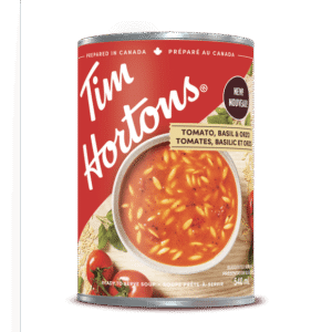 TIM HORTONS TOMATO BASIL AND ORZO SOUP 540 ML, 540 ML