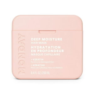 MONDAY Haircare DEEP MOISTURE Hair Mask with Keratin, Argan Oil, Shea Butter & Coconut Oil for Dry to Damaged Hair 250 ml, Haircare DEEP MOISTURE Hair Mask