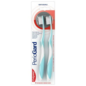 Colgate PerioGard Gum Toothbrush Pack, Soft Toothbrushes, 2 Pack, PerioGard Toothbrush, 2 pack
