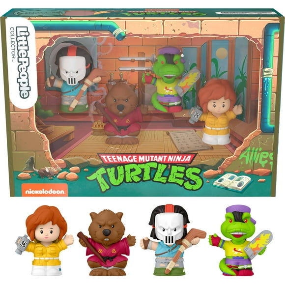 Little People Collector Teenage Mutant Ninja Turtles: Allies Special Edition Set for Adults & Fans