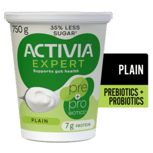 Activia Expert Yogurt, Pre & Probiotics, Plain, 750g, Activia Expert Plain 750g