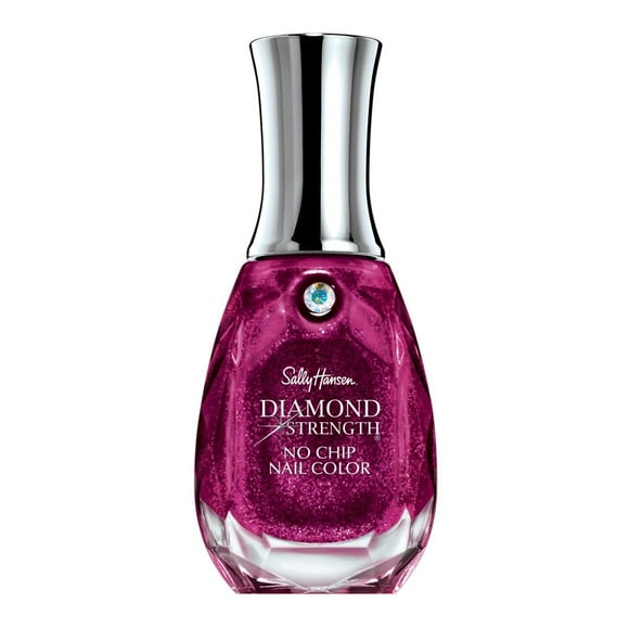 Sally Hansen Diamond Strength® Nail Color, Infused with real Micro-Diamonds & Platinum, 10-day protection from freaking, splitting & cracking, No chip nail colour