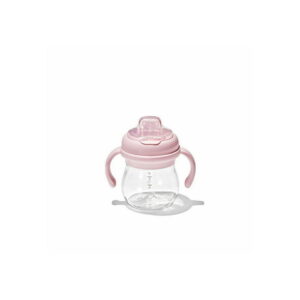 Oxo Tot Transitions Soft Spout Sippy Cup with Removable Handles - 6 ounces - Blossom