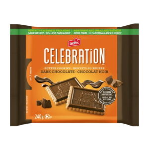 CELEBRATION 45% CHOCOLATE TOP BUTTER COOKIES, 240G EACH BOX
