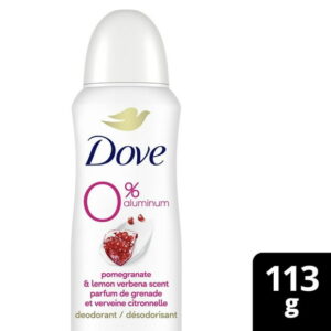 Dove 0% Aluminum Free Pomegranate & Lemon Verbena Whole Body Deodorant