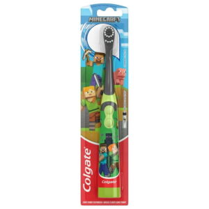 Colgate Kids Battery Powered Minecraft Toothbrush, 1 Ct, Battery Powered Minecraft Toothbrush