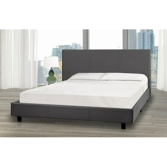 Nicole Full Platform Bed, Grey
