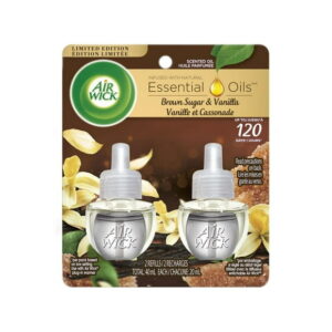 Air Wick Plug-in Air Freshener, Scented Oil Refills, Vanilla Passion, 2 Refills