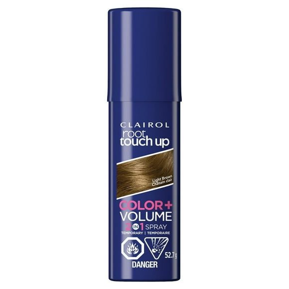 Clairol Root Touch-Up Temporary Spray 2in1: 100% gray coverage and volume boost, No Damage, Ammonia or Peroxyde
