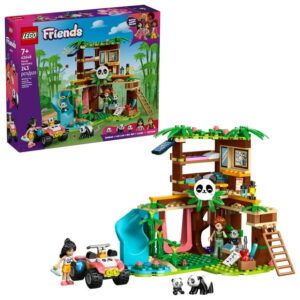 LEGO Friends Panda Sanctuary Animal Care Pretend Play Toy for Girls & Boys - Interactive Storytelling & Building Playset with Panda Toys for Kids, Ages 7+ - Gift Idea for Birthdays - 42648, LEGO Panda Sanctuary An 42648