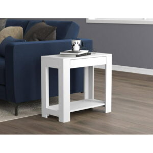 Safdie & Co. Accent Table White With Drawer
