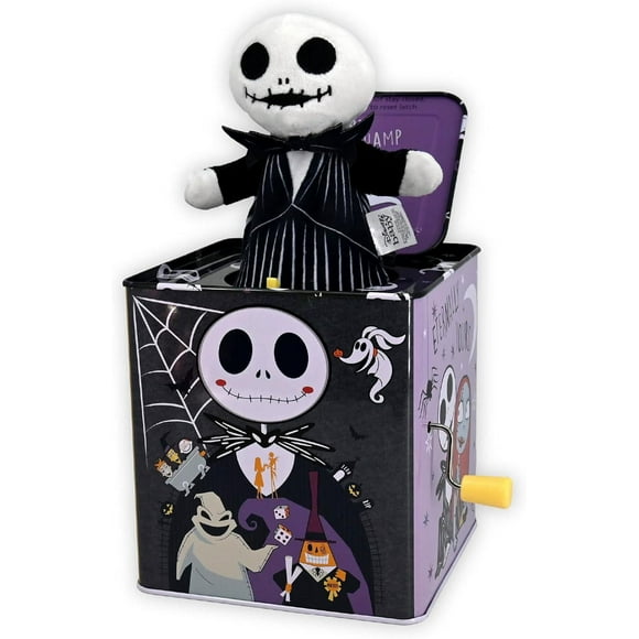 Kids Preferred Disney Baby The Nightmare Before Christmas Jack Skellington Classic Jack in The Box Musical Toys for Babies and Toddlers, 5 Inches