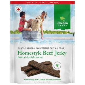 Caledon Farms Homestyle Beef Jerky Dog treats Value Pack 520g, Homestyle Beef Jerky, made with 95% Beef!, Homestyle Beef Jerky, made with 95% Beef!