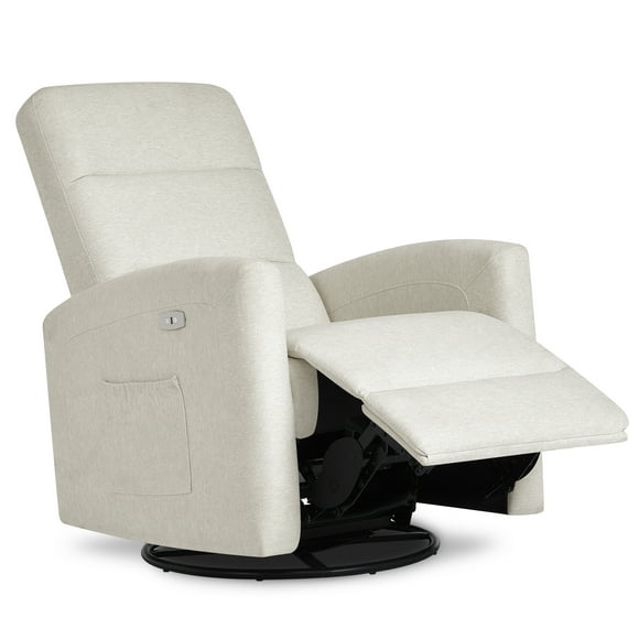 Dream On Me Berkley Upholstered Glider / Power Recliner / Swivel Glider / Easy assembly Glider Chair