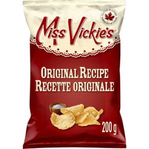 Miss Vickie's Original Recipe Kettle Cooked Potato Chips, 200 g.
