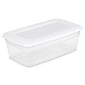 Sterilite 5.7L Storage Box- White, 5.7L