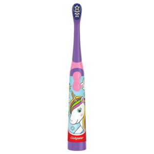 Colgate Kids Battery Powered Toothbrush, Unicorn, Colgate Kids Powered Brush