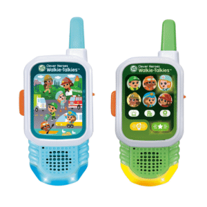 LeapFrog® Clever Heroes Walkie-Talkies with 1,000-Foot Range - English Version, 3+ Yrs, LF HERO TALKIES EN