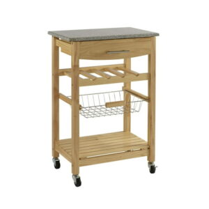 Spence Natural Kitchen Cart