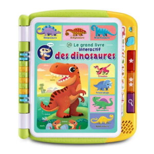LeapFrog® Touch & Learn Dinosaur Book with Interactive Pages - Learning Preschool Toys - French Version, 2+ Years