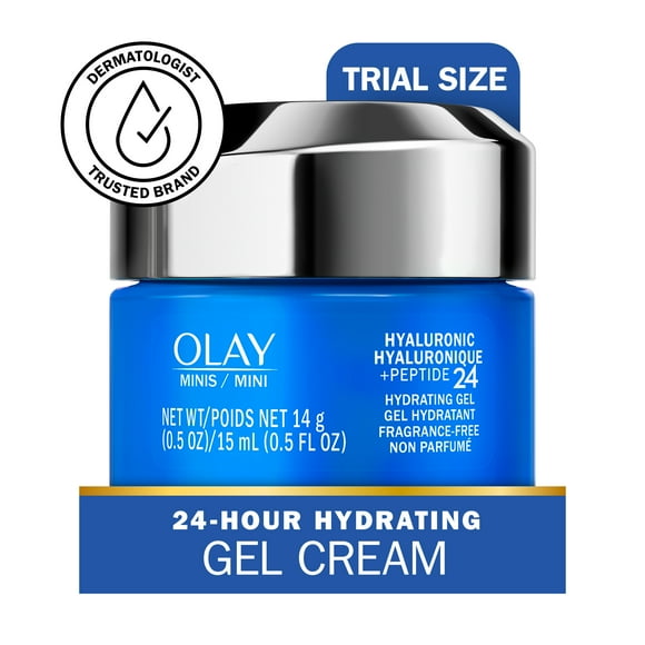 Olay Regenerist Hyaluronic + Peptideel Face Moisturizer, Fragrance-Free, Trial Size, ., 15ML