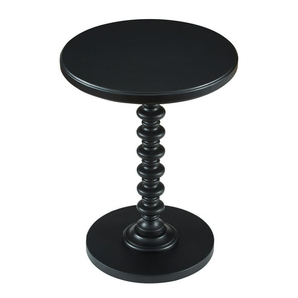 Egan Round Side Table, Black