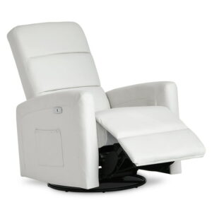 Dream On Me Berkley Leatherette Glider/ Power Recliner / Swivel Glider / Easy assembly Glider Chair