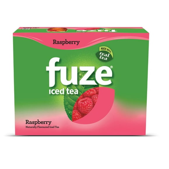 Fuze Iced Tea Raspberry Cans, 341 mL, 12 Pack, FUZE RASPBERRY