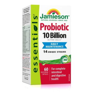 Jamieson Probiotic Capsules 10 Billion Active Cells, 60 Capsules