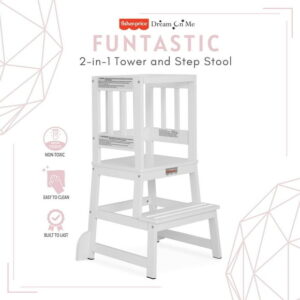 Fisher Price 2-in-1 Funtastic Tower and Step Stool, Multi-purpose