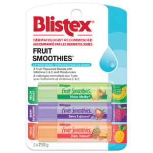Blistex® Fruit Smoothies® Lip Moisturizer, 3 x 2.83 g