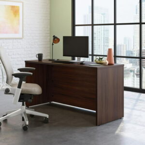 Sauder Affirm Desk Return in Noble Elm Finish