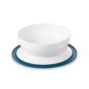 OXO Tot - Stick & Stay Suction Bowl - Secure Suction Base - Promotes Self-Feeding - Dishwasher Safe - Easy for Parents to Remove - Baby Feeding from 6 Months and Up - Navy - 61120700